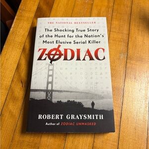 Zodiac by Robert Graysmith- Black and Red Cover